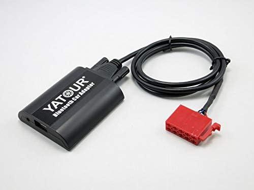 MB Car Bluetooth Adapter, Digital Car Stereo Aux Interface with Charging 3.5mm Music Input Port for All Model 1994-1998, B C CL CLS E S SL SLK SLS Class W203 W209 W202(BTA-MB)