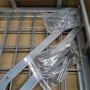 KES 30-Inch Silver Gray Pot Rack Wall Mounted, 100 Lbs Capacity