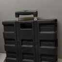 Olympia Tools 85-010 Grand Pack-N-Roll Portable Tools Carrier with Telescopic Handle, 80 Lb. Load Capacity, Black