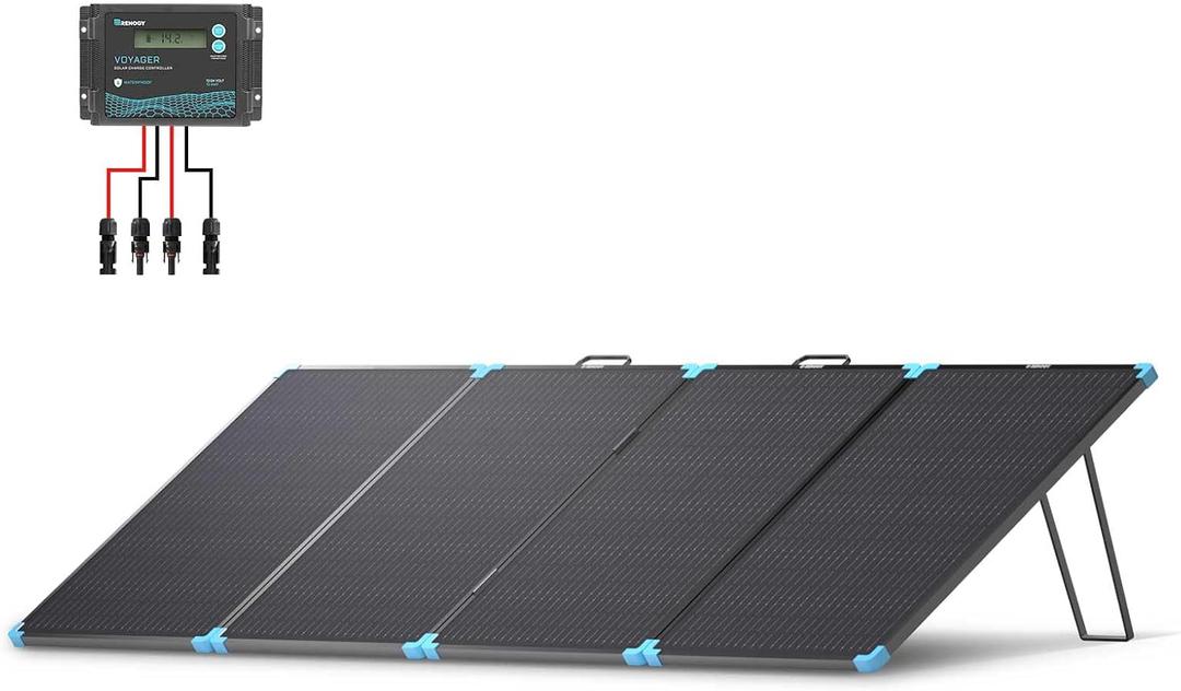 Renogy 220W Lightweight Portable Solar Suitcase with Waterproof 20A Charger Controller, Solar Charger for Power Station RV Camping Off Grid