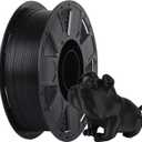 Creality 3D Printer Filament 1.75mm, Ender PLA Filament No-Tangling Smooth Printing Without Clogging No Warping, Fit Most FDM 3D Printers, 1kg Spool, Dimensional Accuracy +/- 0.02mm, Black
