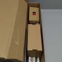 TONIAL Curtain Rods for Windows 48 to 84 Inch, Telescoping Splicing 3/4 Single Rods for Windows Decorative Drapery Rod 32 to 86 (2.6-7.2ft) with Acrylic Diamond Finial, Champagne Gold