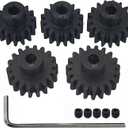 Metal Steel 32P Pinion Gear 3.175mm Shaft 15T 16T 17T 18T 19T with Hex Key for RC Brushless Brush Motor RC Car Upgrade Part B