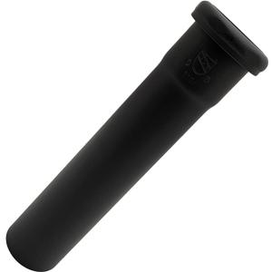 Westbrass D420-62 1-1/4" x 8" Slip Joint Extension Tube, Matte Black