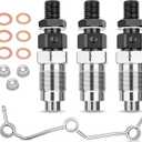 16001-53900 Fuel Injectors & Fuel Return Overflow Pipe Fit for Kubota D722 D782 D902 Replaces 1600153900, 1G962-42500