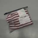 MakeMeChic Women's Summer Crochet Shorts Striped Knit Pajama Micro Mini Shorts Lounge Bottoms (Pink, S)