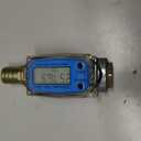 1" Turbine Fuel Flow Meter, 2.6-26 GPM Inline NPT Thread Flowmeter with 3/4" Adapters,Digital Fuel Flow Meter,for Kerosene,Biodiesel, Light Chemicals- Supports Gallon, LTR, PT, QT