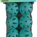 Bandit Sports 202 Popper Plastic Baseballs, Made of Impact-Resistant and Rebounding Material, Perfect Practice Baseballs for Baseball & Hitting Ball Training (6 count)