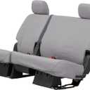 Covercraft Polycotton Custom Seat Covers | Fits 2024-2025 Toyota Tacoma (Excludes Hybrid) | 2nd Row 60/40 Bench Seat, Grey