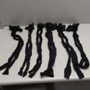 Newcotte 6 Pair Fishnet Stockings for Women Black Footless Thigh High Stockings Plus Size Lace Mesh Thigh High Tights (Elegant Black)