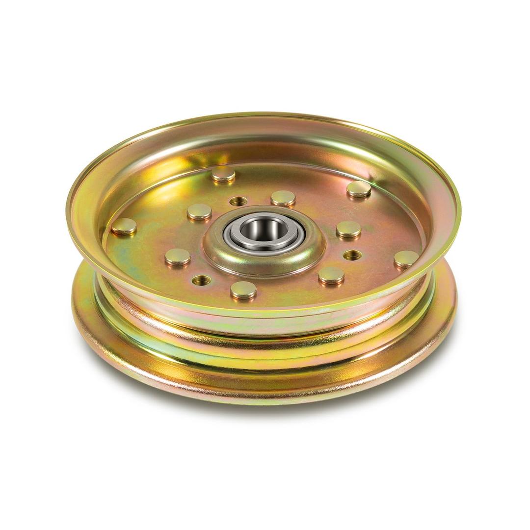 88663 Flat Idler Pulley for Power Transmission - 5" Flat Diameter, 5/8" Bore, 5-3/4" Outside Diameter - Compatible with Zero Turn Riding Mowers, Estate Series ZT, ATH Finish Mowers & More