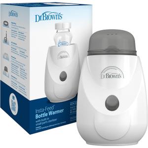 Dr. Brown's Insta-Feed Baby Bottle Warmer and Sterilizer for Baby Bottles and Baby Food Jars, BPA-Free Plastic