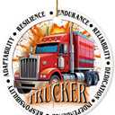 3 x Christmas Ornament - Trucker Ceramic Ornament, Driver Ornament for Christmas Tree, Gift for Truck Drivers, Semi Truck Lovers, CDL Holders, Men, Dad, Uncle, Husband