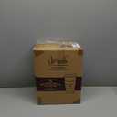 LITOPAK 100 Pack Disposable Coffee Cups with Lids and Kraft Sleeves, 16 oz White Coffee Cups for Hot Drinks