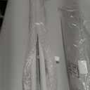 2 Pack Wire Shelving Garment Hanger Bar Wire Shelving Accessories Industrial Closet Clothes Rods for Home Retail Store(White,36 Inch)