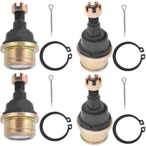GOIPKO 51375-HP5-601 Upper/Lower Ball Joint Kit Fit for Honda TRX 420 450 500 650 680 Rancher Rincon Foreman Rubicon 1998-2021 Replace# 51355-HN0-A01