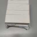 2 x MoodLife 2-Pack Silicone Straw Holder for Cabinet Door,Reusable Adhesive Container for Kitchen Storage Solutions, Cupboard Organizer and Space Saving Hacks (White)