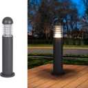 31.5" Outdoor Pathway Lights Wired, AC 100-240V Landscape Path Lights, IP65 Waterproof Driveway Lighting, 3000K LED Bollard Light, Modern Bollard Landscape Lighting for Sidewalk Lawn Garden