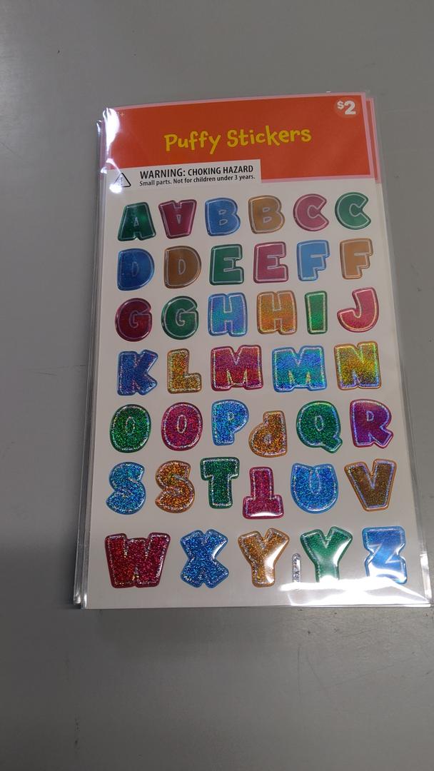 Puffy Stickers 10 Pack