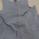 Milumia Women's A-Line Sleeveless Crew Neck Denim Dress Loose Casual Mini Jean Dresses M