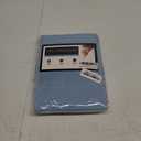 Full Size Flat Sheet - Hotel Quality Top Flat Bed Sheet Only - Ultra-Soft, Breathable & Cooling - Fade & Wrinkle Free - Easy-Care, Stain & Shrink Resistant Bedding - Easy-Fit & Oeko-Tex - Light Blue (19 - Baby Blue)