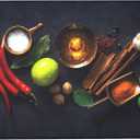 UpNUpCo Artistic Beautiful Anti Fatigue Kitchen Floor Mat - Unique Floor Mats - Pain Relief Padded Kitchen Mats - Floor Mats For In Front Of Sink - Memory Foam 47"X17.5"X10mm Spicy Spice (Large)