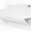 White Ladder Hooks for Garage Wall - Step Ladder Holder Wall Mount - Step Stool Garage Wall Hanger