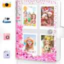 Kids Photo Album for Instax Mini, Photo Album for Polaroid, Applicable to Fujifilm Instax Mini 11 12 40 Kodak Mini Photo, Gift for 4 5 6 7 8 9 10 11 12 Year Old Girls (200 Photos) (Medium)