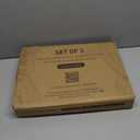 3 Pack Teak Wood Cutting Board Set for Kitchen Charcuterie Board Serving Heavy Duty Non Toxic Slip Over Sink Solid Thick Haus Wooden Chopping Board Large Big Small Meat Best Kitchen Essential Gift (Multi-Size Set | 3 Pack with Holder)