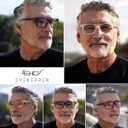 Eyekepper 5-pack Oversized Reading Glasses Square Large Frame Readers for Men and Women +3.50