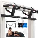 Ally Peaks Pull Up Bar for DoorwayAdjustable Handle Width Pullup Bar with 2Pcs Exercise Resistance BandsNew 2026 Upgraded At Home Workout Equipment Chin Up BarMultiple Original U.S. Patents