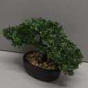 Artificial Bonsai Tree Juniper Faux Plants Indoor Small Fake Plants Decor with Ceramic Pots for Home Table Office Desk Bathroom Shelf Bedroom Living Room Farmhouse Decorations