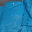 LOVE STORY Sun Shade Sail, 8' x 10' Turquoise Blue Rectangle Canopy Shades for Outdoor Patio Shading, UV Block Sunshade Cover