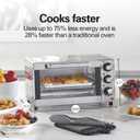 Hamilton Beach Countertop Toaster Oven & Pizza Maker Large 4-Slice Capacity, Stainless Steel (31401)