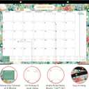 2 x 2025-2026 Desk Calendar,18 Month Desk Calendar/Wall Calendar Combo, 17" x 12", January 2025-June 2026, Highlight Holidays, Planning Calendar, Thick Paper (2025 JAN Classic Black)