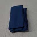 DFXSZ Outdoor Pillow Covers 18X18 Inch Set of 2 Dark Blue Waffle Textured Polyester Pillow Covers Spring Summer Outdoor Waterproof Decor for Patio Funiture Garden 025A18