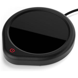 Coffee Mug Warmer, Cup Warmer for Desk with Auto Shut Off Smart Temperature Settings, Electric Beverage Tea Water Milk Heater for All Cups and Mugs, Heating Plate Candle Wax Warmer (Dark Black)
