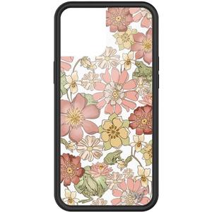 Wildflower Cases - Lily Pad Floral Case, Compatible with Apple iPhone 12 Pro Max | Green, Floral, Frogs, White, Trendy - Protective Black Bumper, 4ft Drop Test Certified, Women Owned Small Business