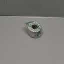 2" Round Transparent Thermal Label Stickers, Self-Adhesive Direct Clear Thermal Labels, 500 Sheets with Perforation Line in ROLL