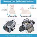 Siivton Pet Carrier Airline Approved, 4 Sides Expandable Cat Carrier Bag with Removable Fleece Pad, Large Soft Sided Pet Travel Carrier, Dog Carrier for Cats, Puppy and Small Dogs