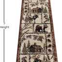 Cabin Style Area Rug Runner 2 Feet 2 Inch X 7 Feet 2 Inch Design L-362