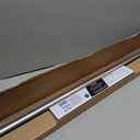 BlastHome Non-Adjustable Luxury Curtain Rods for Windows, 1  Rod Set, 4 foot Fixed Length, Brushed Nickel