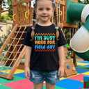 Boys Field Day Shirt for Kids Girls in My Field Trip Era T-Shirts Toddler Tops Graphic Flag Tee Short Sleeve 2-8T (Black)