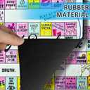 Drinking Board Game for Adults,Rubber Mat Drinking Board Game- Fun Interactive Drinking Party Game for Game Nights, Birthdays,Family Play or Any Occasion(2-8 Players, Age 21+)