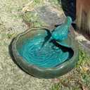 Solar Powered Bird Bath Fountain With Battery Backup For Outdoors, Bird Bath Bowl For Garden Patio And Yard Decor, Night Operation For At Least Six Hours, Low Maintenance Water Feature That Attracts Birds And Adds Charm