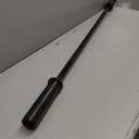 Olympic Barbell Bar 55", 2In-Weight Lifting Bar Standard Straight Barbell Bars for Bench Press/Hip Thrusts/Biceps/Lunges/Squat/Strength-Training Home Gym Weight Bar, 2 Collars(500lb Capacity) (Black)