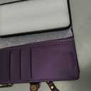 Defencase Compatible with iPhone 14 Plus Case Wallet with RFID Blocking Card Holder for Women Men, Soft PU Leather Magnetic Snap Flip Zipper Strap Wallet Phone Case Fit for iPhone 14 Plus 6.7", Purple