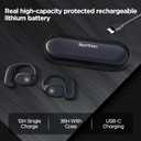 OpenAir, Open Ear Bluetooth Headphones | More Stylish Open Ear Earbuds with Premium Acoustics | 12 Hours Playtime for Earbuds | Clear Call with AI ENC and Ideal for Office and Outdoors