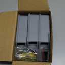 1/2-Inch or 3/4-Inch Weatherproof Electrical Junction Box with Adapters, Gray, Indoor/Outdoor Installation (Single-Gang 4PACK)