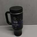 Takeya 40 oz Stainless Steel Tumbler with Lid and Two Straws, Premium Quality, Double Wall Insulated, Wiith Handle, Keep Drinks Cold for Up to 24 Hours, Onyx